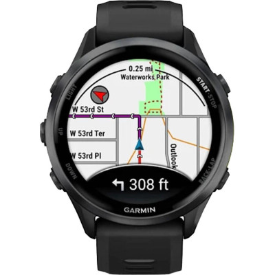 Garmin Forerunner 970 Carbon Gray DLC Titanium w. Black Case and Black/Translucent W. Band (010-02969-00/10)