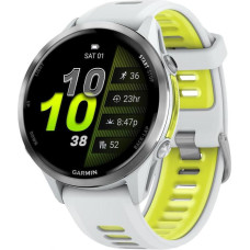 Garmin Forerunner 970 Titanium w. Whitestone Case and Whitestone/T. Amp Yellow Band (010-02969-01/11/61)