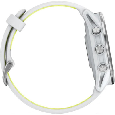 Garmin Forerunner 970 Titanium w. Whitestone Case and Whitestone/T. Amp Yellow Band (010-02969-01/11/61)