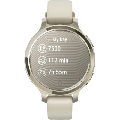 Garmin Lily 2 Active Lunar Gold with Bone Silicone Band (010-02891-00/50)
