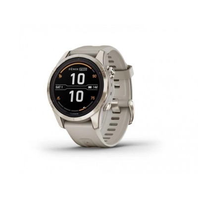 Garmin Fenix 7S Pro Sapphire Solar Soft Gold w. Light Sand Band (010-02776-14/15)