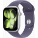 Apple Watch Series 11 GPS + Cellular 46mm Silver Alu. Case w. Purple Fog S. Band - S/M (MFCP4)