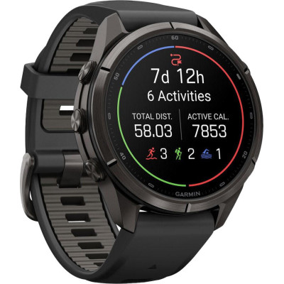 Garmin Fenix 9 Pro inReach 43mm Carbon Gray DLC Titanium (010-04335-10/11)