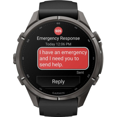 Garmin Fenix 9 Pro inReach 43mm Carbon Gray DLC Titanium (010-04335-10/11)
