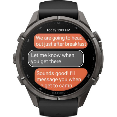 Garmin Fenix 9 Pro inReach 43mm Carbon Gray DLC Titanium (010-04335-10/11)