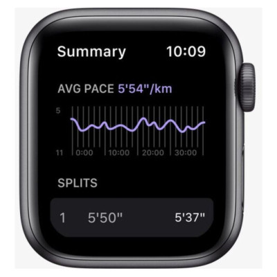 Apple Watch Nike SE GPS 40mm Space Gray Alum. Case w. Ant./Black Nike S. Band (MKQ33)