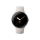 Google Pixel Watch Polished Silver Case/Chalk Active Band