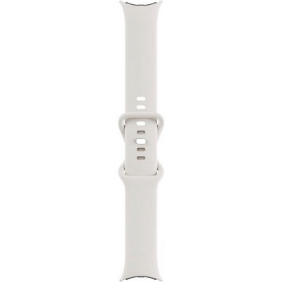 Google Pixel Watch Polished Silver Case/Chalk Active Band