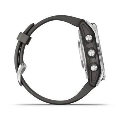 Garmin Fenix 7S Solar Silver w. Graphite Band (010-02776-00/01)