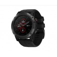 Garmin Fenix 5x Plus Sapphire Black with Black Band (010-01989-60)