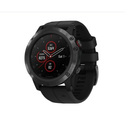 Garmin Fenix 5x Plus Sapphire Black with Black Band (010-01989-60)