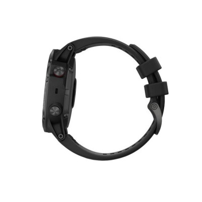 Garmin Fenix 5x Plus Sapphire Black with Black Band (010-01989-60)
