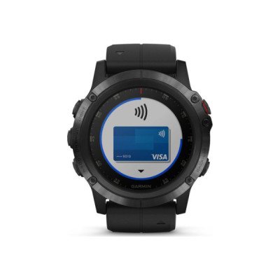 Garmin Fenix 5x Plus Sapphire Black with Black Band (010-01989-60)