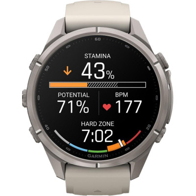 Garmin Fenix 9 Pro inReach 43mm Titanium with Fog Gray/Dark Sandstone (010-04335-80/81)
