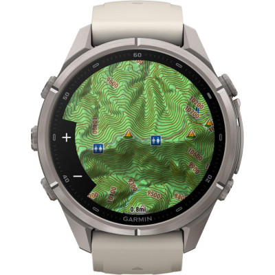 Garmin Fenix 9 Pro inReach 43mm Titanium with Fog Gray/Dark Sandstone (010-04335-80/81)