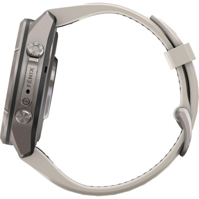 Garmin Fenix 9 Pro inReach 43mm Titanium with Fog Gray/Dark Sandstone (010-04335-80/81)