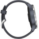 Garmin Venu Silver Stainless Steel Bezel w. Granite Blue and Silicone B. (010-02173-01/010-02173-03)
