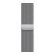 Apple Watch Series 7 GPS + Cellular 45mm Silver Stainless Steel Case with Silver Milanese Loop (MKJE3)