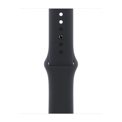 Apple Watch Series 9 GPS 41mm Silver Aluminum Case with Midnight Sport Band S/M (MR9M3, MT2R3)