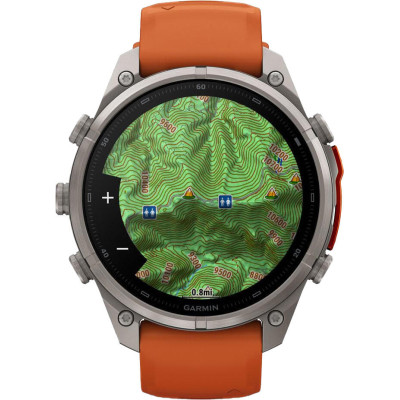 Garmin Fenix 9 Pro inReach 47mm Titanium with Autumn Orange/Spark Orange (010-04336-00/01)