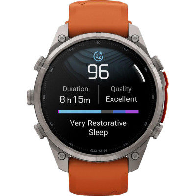 Garmin Fenix 9 Pro inReach 47mm Titanium with Autumn Orange/Spark Orange (010-04336-00/01)