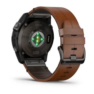 Garmin Epix Pro Gen 2 Sapphire 51mm Carbon G. DLC Tit. with Chestnut L. Band (010-02804-30)