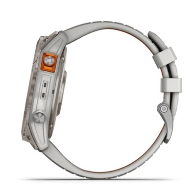 Garmin Fenix 7X Pro Sapphire Solar Titanium w. Fog Gray/Ember O. Band (010-02778-14/15)