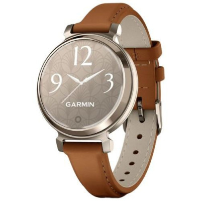 Garmin Lily 2 Classic Cream Gold з Tan Leather Band (010-02839-02)