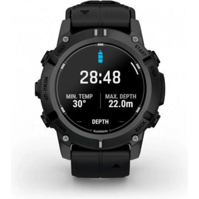 Garmin Descent G2 Black with Black Band (010-02986-00, 010-02986-13)