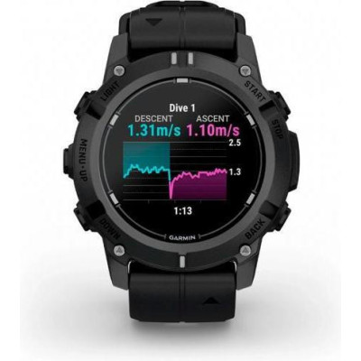 Garmin Descent G2 Black with Black Band (010-02986-00, 010-02986-13)