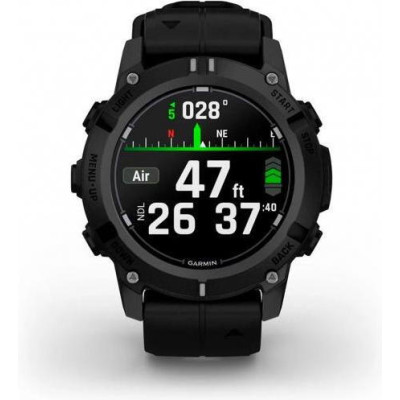 Garmin Descent G2 Black with Black Band (010-02986-00, 010-02986-13)