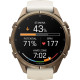 Garmin Fenix 9 Pro inReach 43mm Autumn Gold Titanium with Cream/French Gray Silicone Band (010-04335-20/21)