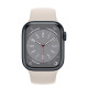 Apple Watch Series 8 GPS 45mm Midnight Aluminium with Starlight Sport Band M/L (MNP83)