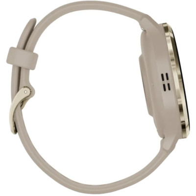 Garmin Venu 3 Soft Gold S. Steel Bezel w. French Gray Case and S. Band (010-02785-02)