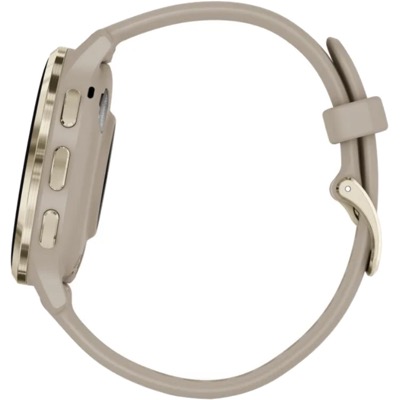 Garmin Venu 3 Soft Gold S. Steel Bezel w. French Gray Case and S. Band (010-02785-02)
