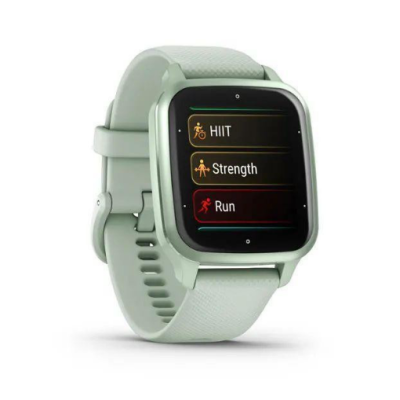 Garmin Venu Sq 2 Металевий Mint Aluminum Bezel з Cool Mint Case and Silicone Band (010-02701-02/12)