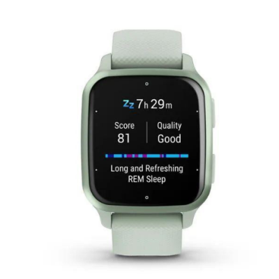Garmin Venu Sq 2 Металевий Mint Aluminum Bezel з Cool Mint Case and Silicone Band (010-02701-02/12)