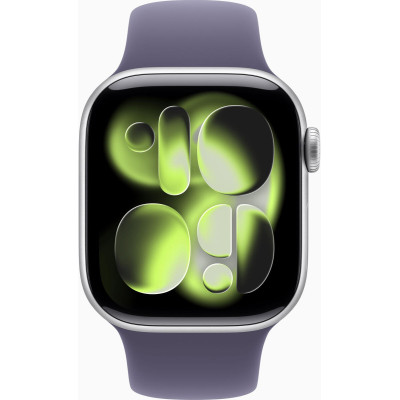 Apple Watch Series 11 GPS 42mm Silver Alu. Case w. Purple Fog S. Band - M/L (MEU74)
