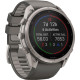 Garmin Fenix 9 Pro Solar 51mm Titanium with Pebble Gray/Silver Gray Silicone Band (010-04339-05/06)