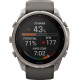 Garmin Fenix 9 Pro Solar 51mm Titanium with Pebble Gray/Silver Gray Silicone Band (010-04339-05/06)