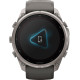 Garmin Fenix 9 Pro Solar 51mm Titanium with Pebble Gray/Silver Gray Silicone Band (010-04339-05/06)