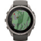 Garmin Fenix 9 Pro Solar 51mm Titanium with Pebble Gray/Silver Gray Silicone Band (010-04339-05/06)