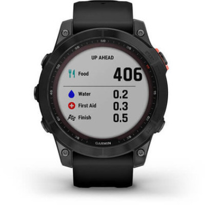 Garmin Fenix 7 Solar Slate Gray with Black Band (010-02540-10/11)