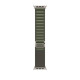 Apple Watch Ultra GPS + Cellular 49mm Titanium Case with Green Alpine Loop - Small (MNHC3/MNHJ3)