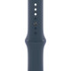 Apple Watch Series 9 GPS + Cellular 41mm Silver S. Steel Case w. Storm Blue Sport Band - M/L (MRJ33)