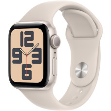 Apple Watch SE 2 GPS 40mm Starlight Aluminium Case w. Starlight Sport Band - S/M (MXEF3)