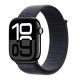 Apple Watch Series 10 GPS + Cellular 46mm Jet Black Aluminum Case w. Ink Sport Loop (MWY53)