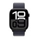 Apple Watch Series 10 GPS + Cellular 46mm Jet Black Aluminum Case w. Ink Sport Loop (MWY53)