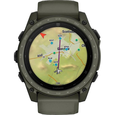 Garmin tactix 8 - 51 mm AMOLED Cerakote Olive w. Applied Ballistics Ultralight (010-04553-11/10)