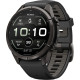 Garmin Fenix 9 Pro 43mm Carbon Gray DLC Titanium with Black/Pebble Gray Silicone Band (010-04335-15/16)